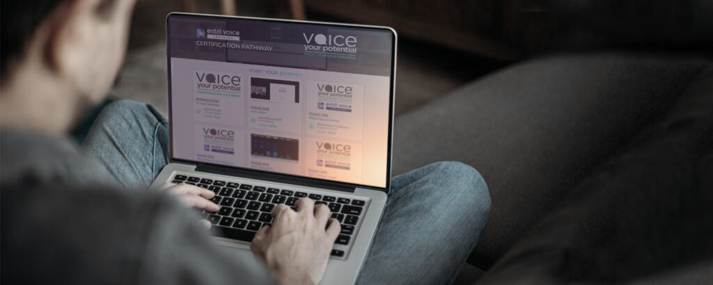 Estill Voice Training with Voice Your Potential Charlotte Xerri EMCI-ATP SD Estill Mentor & Course Instructor with Advanced Testing Privileges & Service Distinction