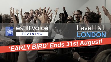 Estill Voice Training with Voice Your Potential Charlotte Xerri EMCI-ATP SD Estill Mentor & Course Instructor with Advanced Testing Privileges & Service Distinction