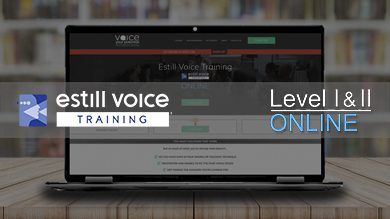 Estill Voice Training with Voice Your Potential Charlotte Xerri EMCI-ATP SD Estill Mentor & Course Instructor with Advanced Testing Privileges & Service Distinction