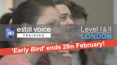 Estill Voice Training with Voice Your Potential Charlotte Xerri EMCI-ATP SD Estill Mentor & Course Instructor with Advanced Testing Privileges & Service Distinction