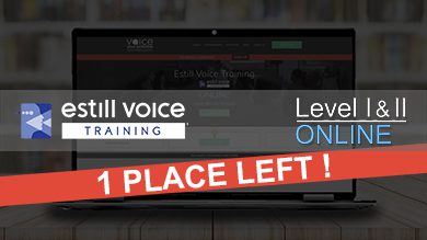 Estill Voice Training with Voice Your Potential Charlotte Xerri EMCI-ATP SD Estill Mentor & Course Instructor with Advanced Testing Privileges & Service Distinction