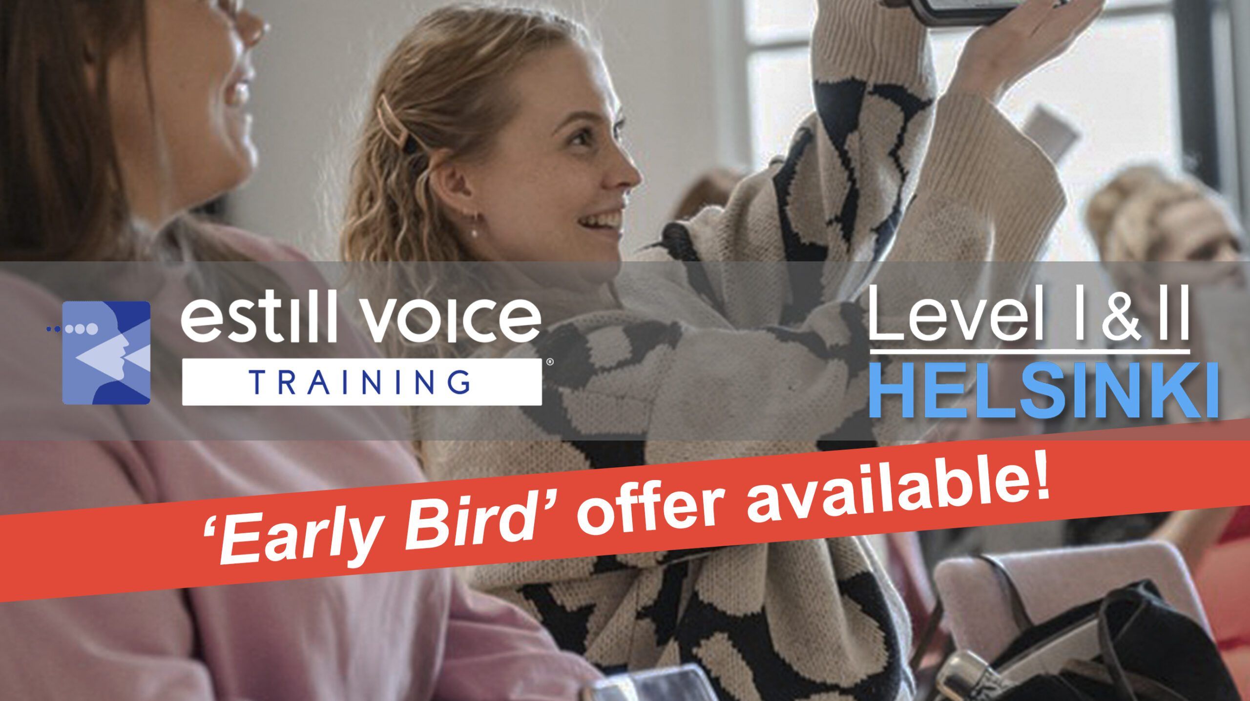 Estill Voice Training with Voice Your Potential Charlotte Xerri EMCI-ATP SD Estill Mentor & Course Instructor with Advanced Testing Privileges & Service Distinction