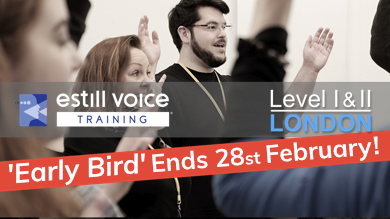 Estill Voice Training with Voice Your Potential Charlotte Xerri EMCI-ATP SD Estill Mentor & Course Instructor with Advanced Testing Privileges & Service Distinction